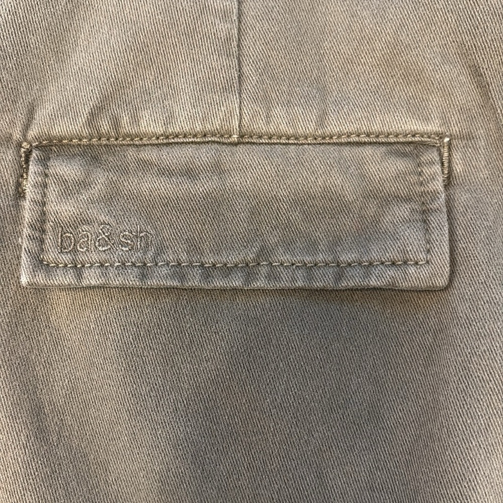ba&sh Pantalon Maroon Pants Kaki - Picture 14 of 17